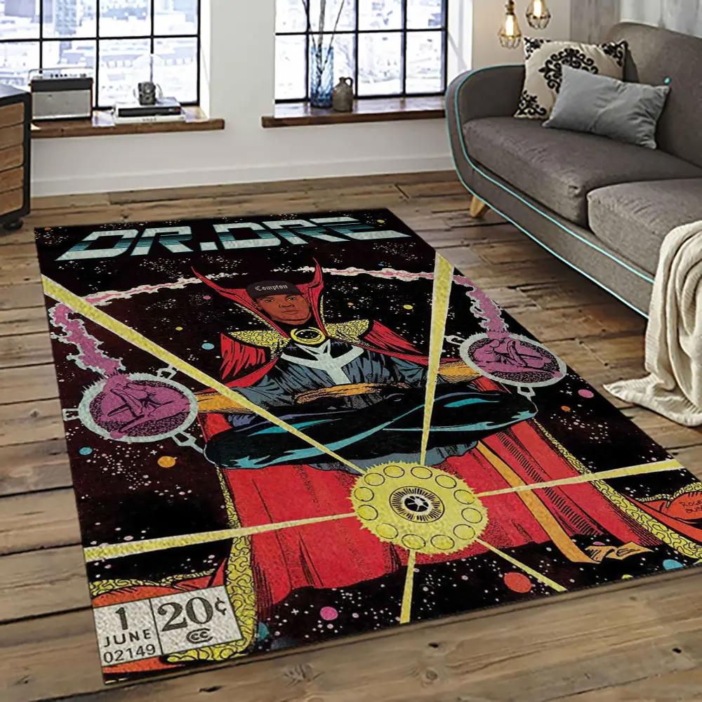 Dr. dre rapper hiphop music retangle carpet area rug home decor best gift for fan and friends dd9 Rectangle Rug