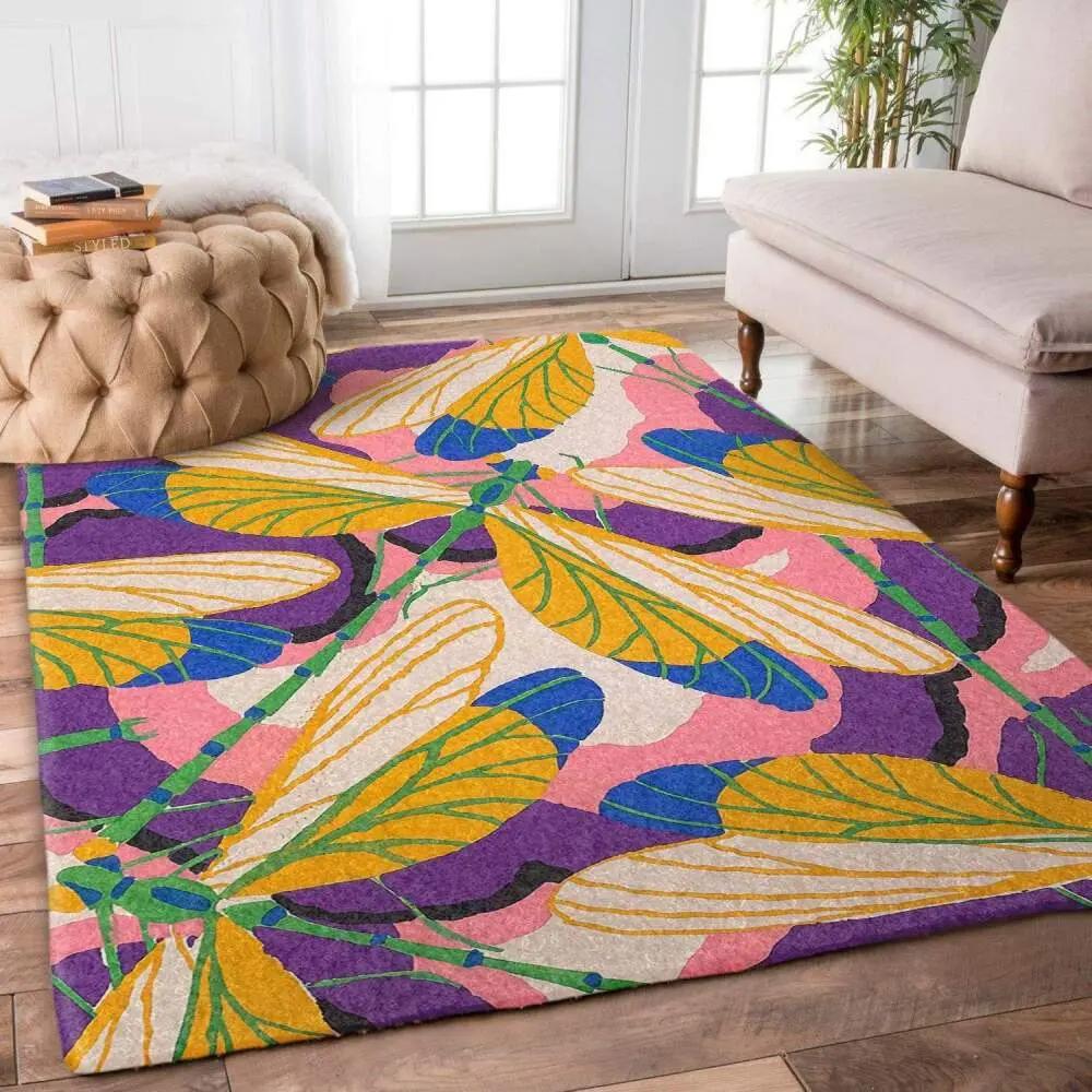 Dragonfly dhcld2809 rug living room rug home decor Rectangle Rug