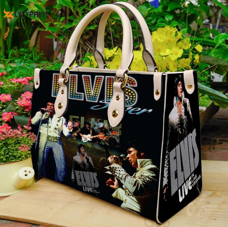 Elvis presley leather handbag for women gift 4276 Women Leather Hand Bag