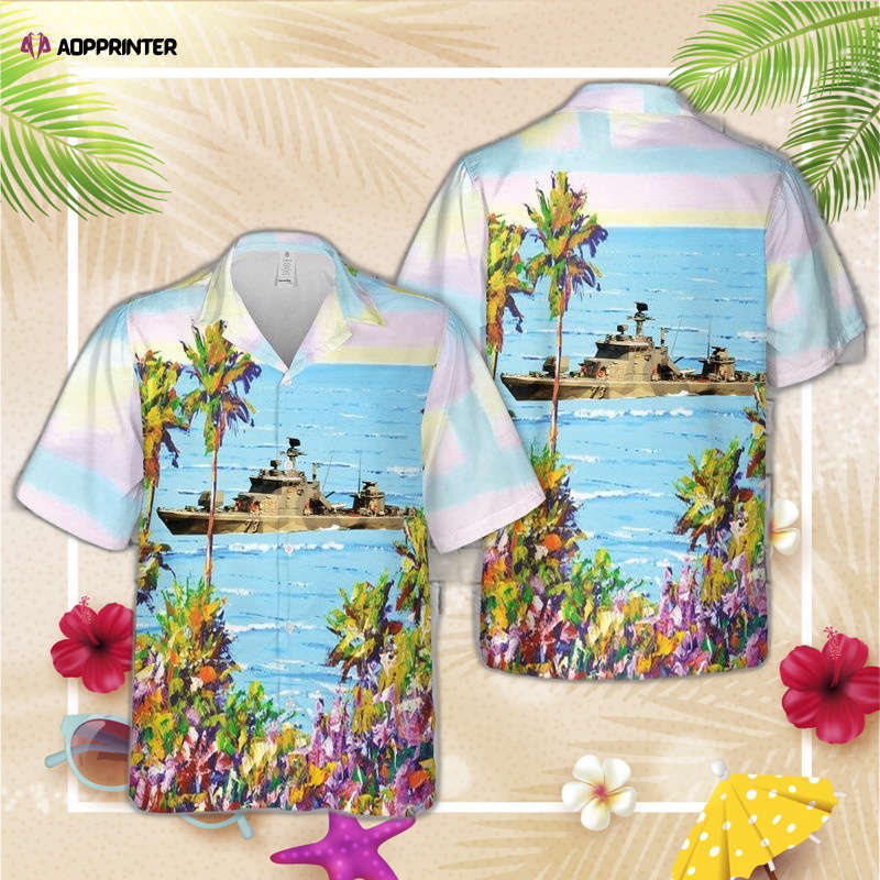 Finland, finnish navy fns naantali  rauma-class missile boat hawaiian shirt, gift for men women Hawaii Shirt
