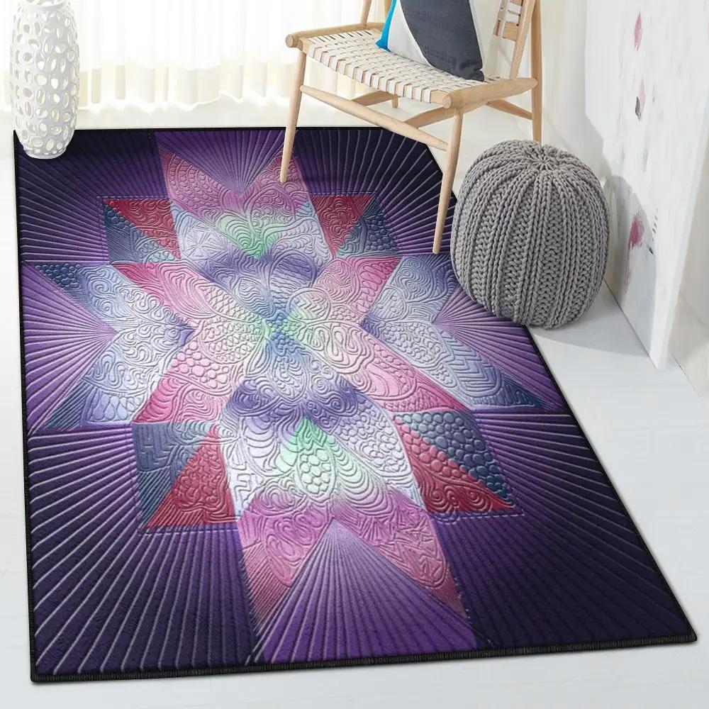Flower bouquet large area rugs, flower rug Rectangle Rug