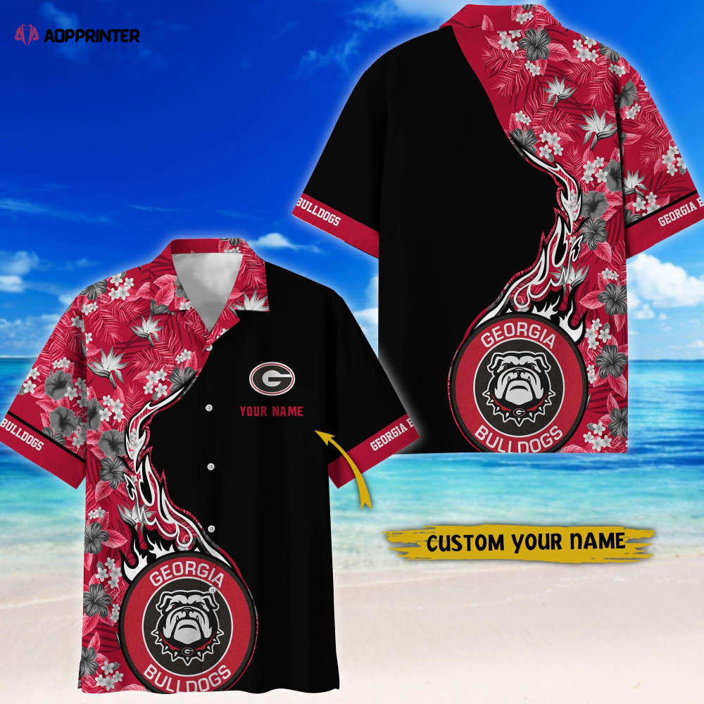 Georgia bulldogs hawaiian shirt gift men women gift men women custom Hawaii Shirt