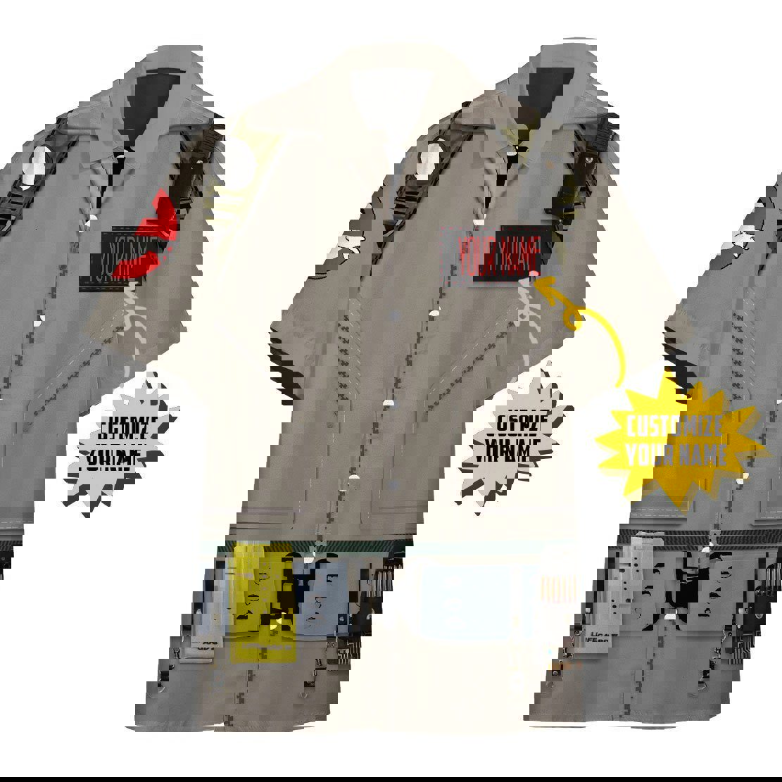 Ghostbusters 1984 custom name hawaii shirt Hawaii Shirt Shorts & Flip Flops