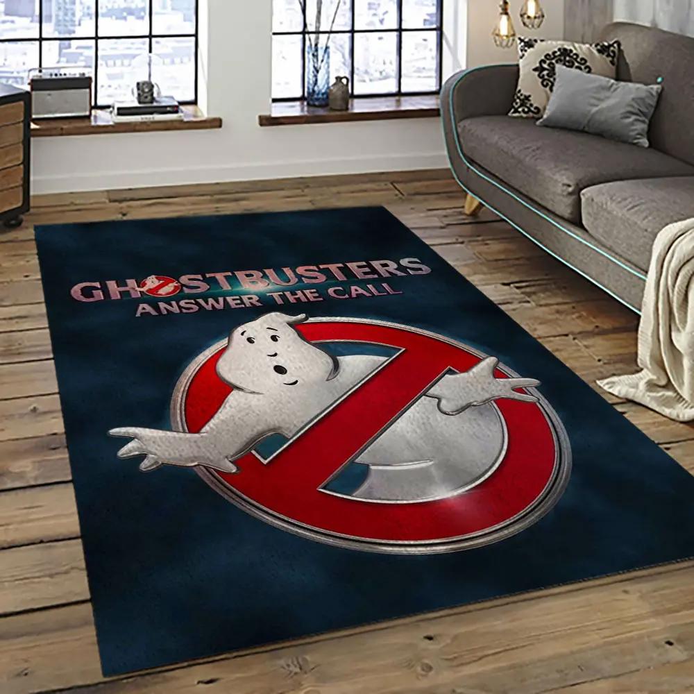 Ghostbusters supernatural comedy film movie carpet area rug home decor halloween gift best present for friends gbs18 Rectangle Rug