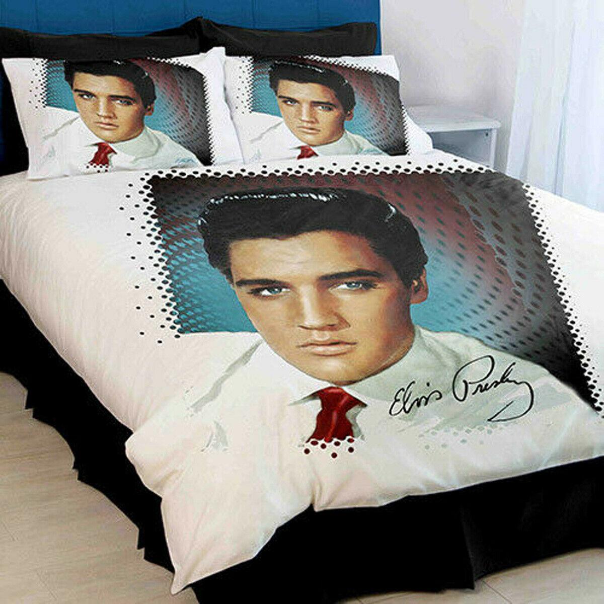 Gift for fans - elvis presley single full  Bedding Sets home decor blankets duvet covers bedspread bedclothes bed linen Bedroom ideas sheets