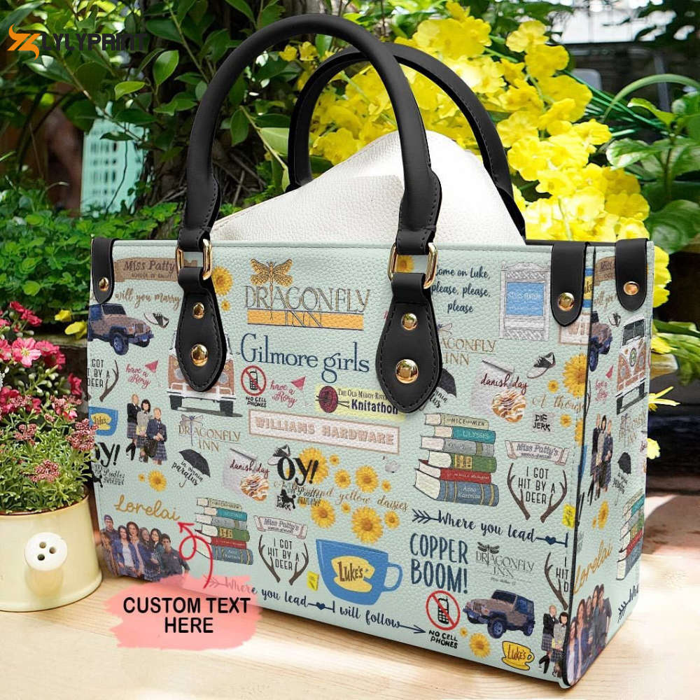 Gilmore girls custom leather bag for women gift 1809 Women Leather Hand Bag