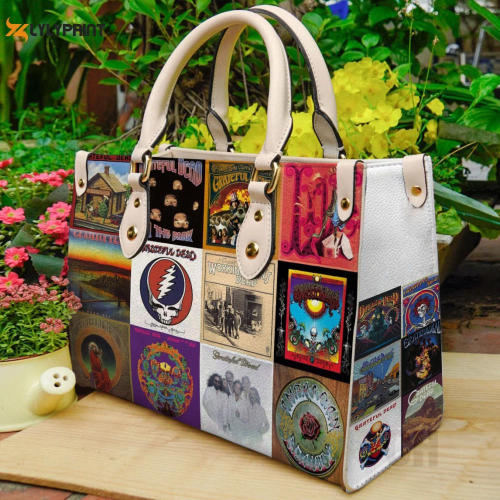 Grateful dead lover leather hand bag gift for women’s day – perfect women s day gift – shop now! 271 Women Leather Hand Bag