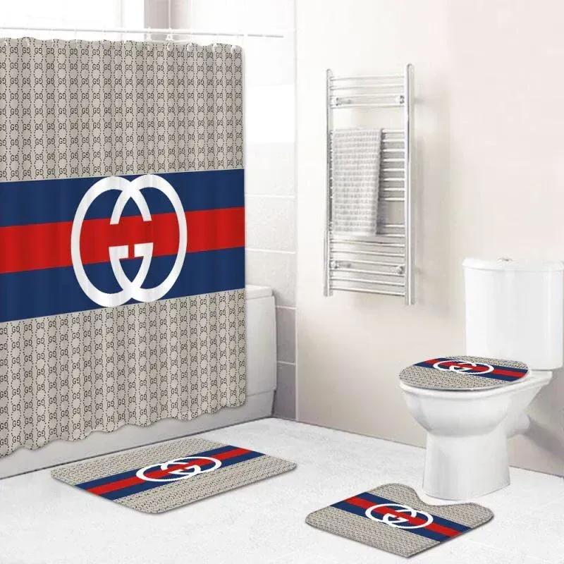 Gucci bath mat bathroom sets home decor hypebeast luxury fashion brand Bathroom Set