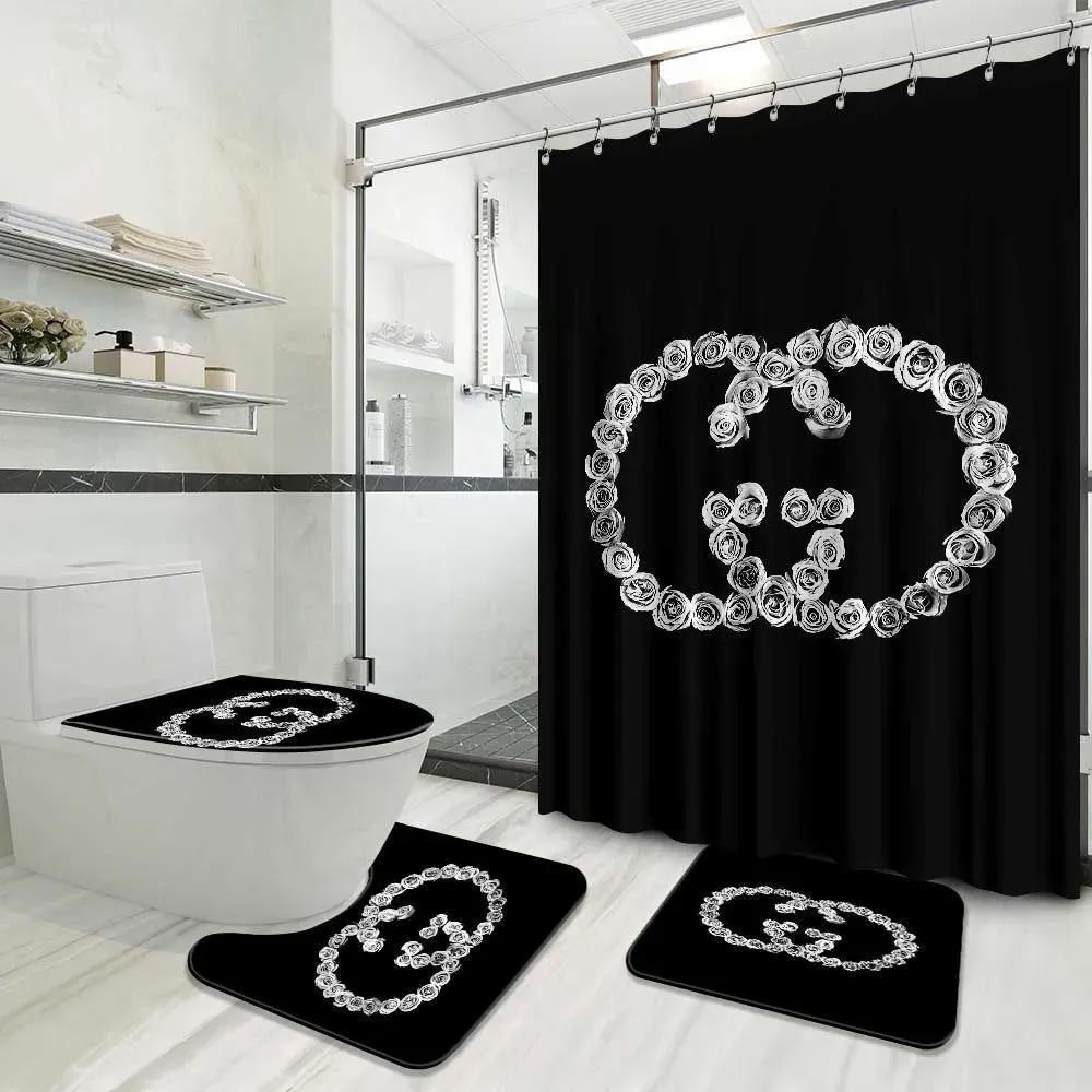 Gucci bathroom set luxury fashion brand home decor bath mat hypebeast Bathroom Set
