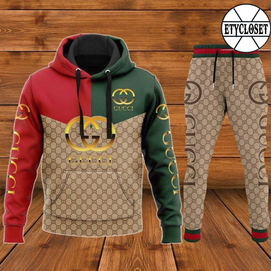 Gucci hoodie sweatpants pants hot 2023 luxury brand clothing clothes outfit for men 33 Hoodie Long Pants 3D Set
