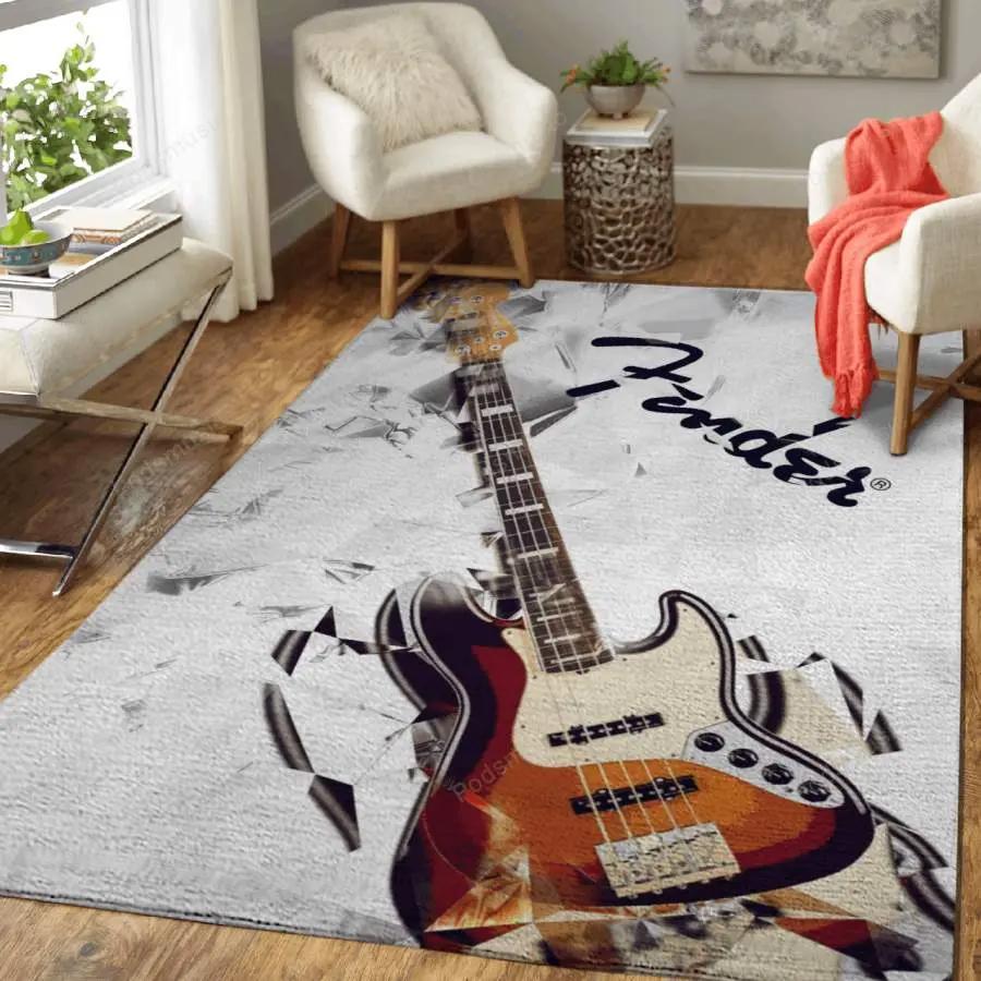 Guitar carpet floor area rug living room rug home decorhome decorbedroom living room decor Rectangle Rug