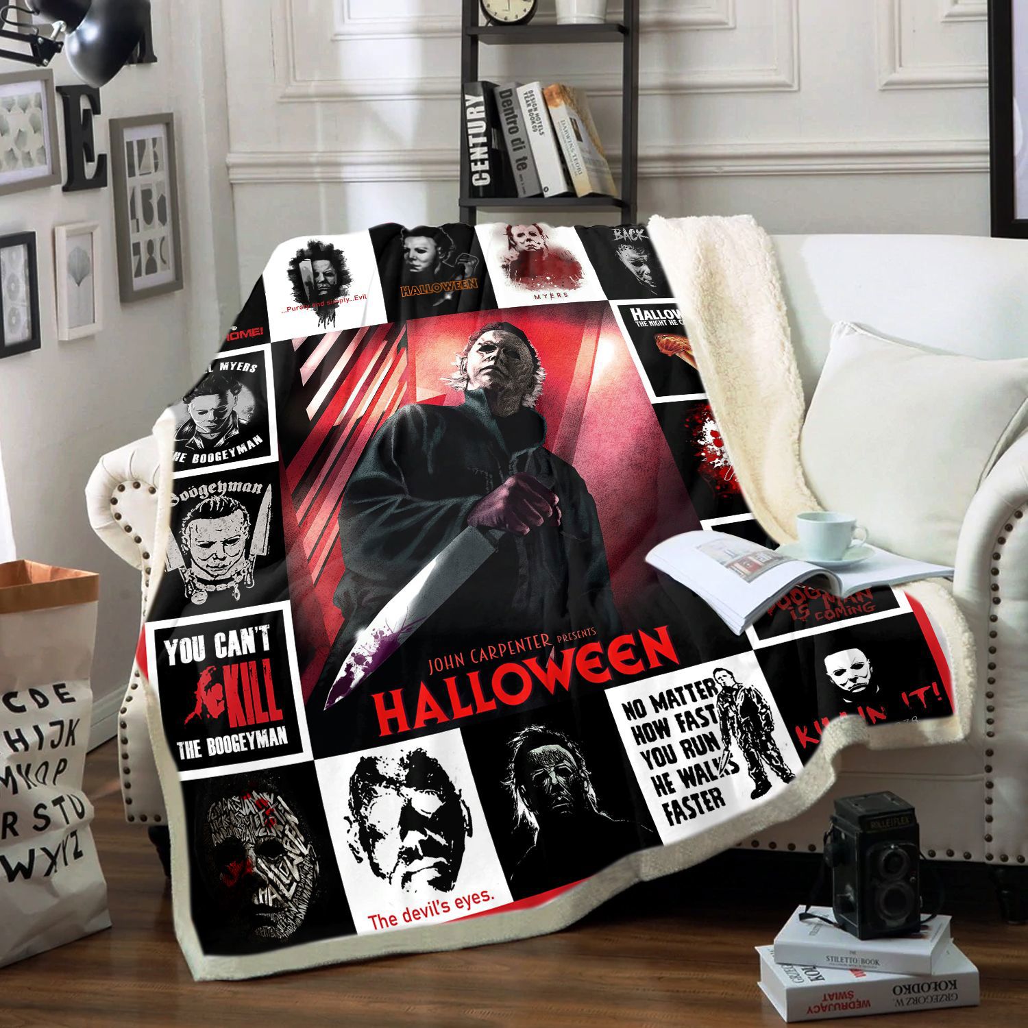 Halloween decorations film character halloween quilt blanket fans made all season for vacation 3d Quilt Blanket