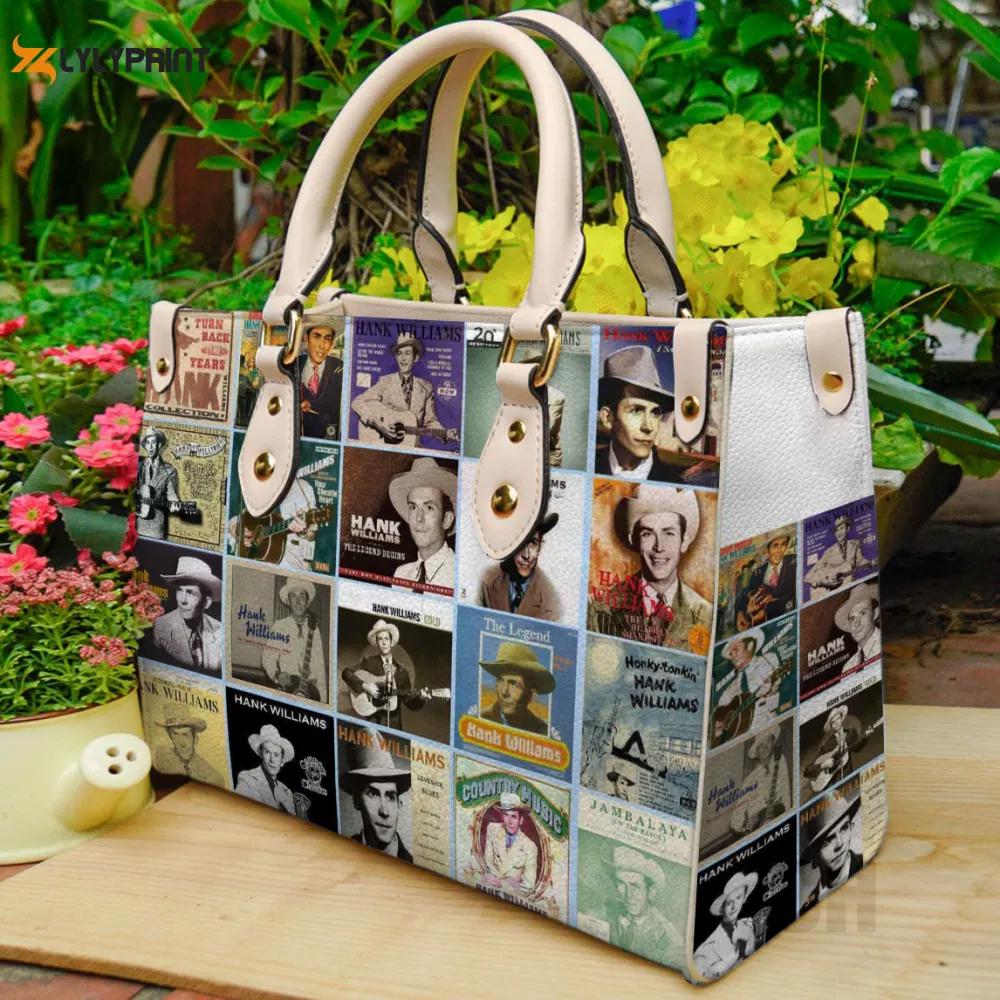 Hank williams leather bag for women gift 1949 Women Leather Hand Bag