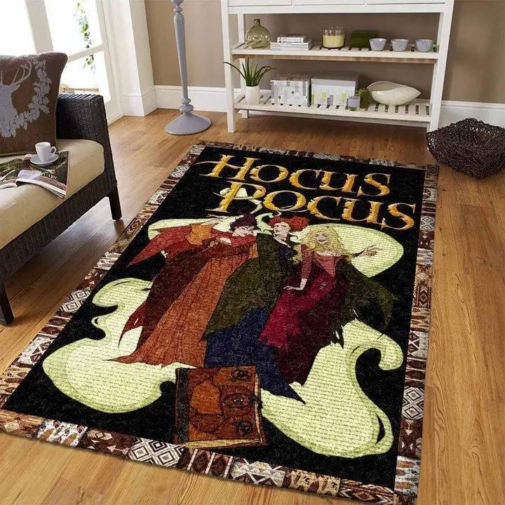 Hocus pocus sanderson sisters area rug rug regtangle carpet floor decor Rectangle Rug