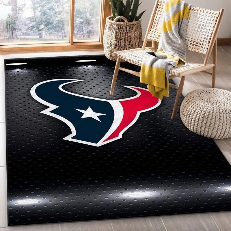Houston texans nfl 15 area rug living room and bed room rug regtangle carpet Rectangle Rug