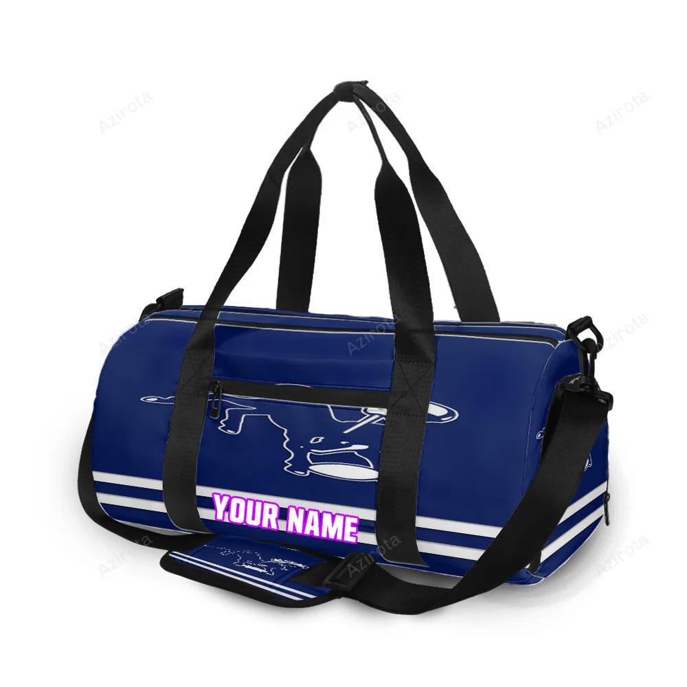 Indianapolis colts horse helmet navy personalized name travel bag gym bag 1195 Travel Bag
