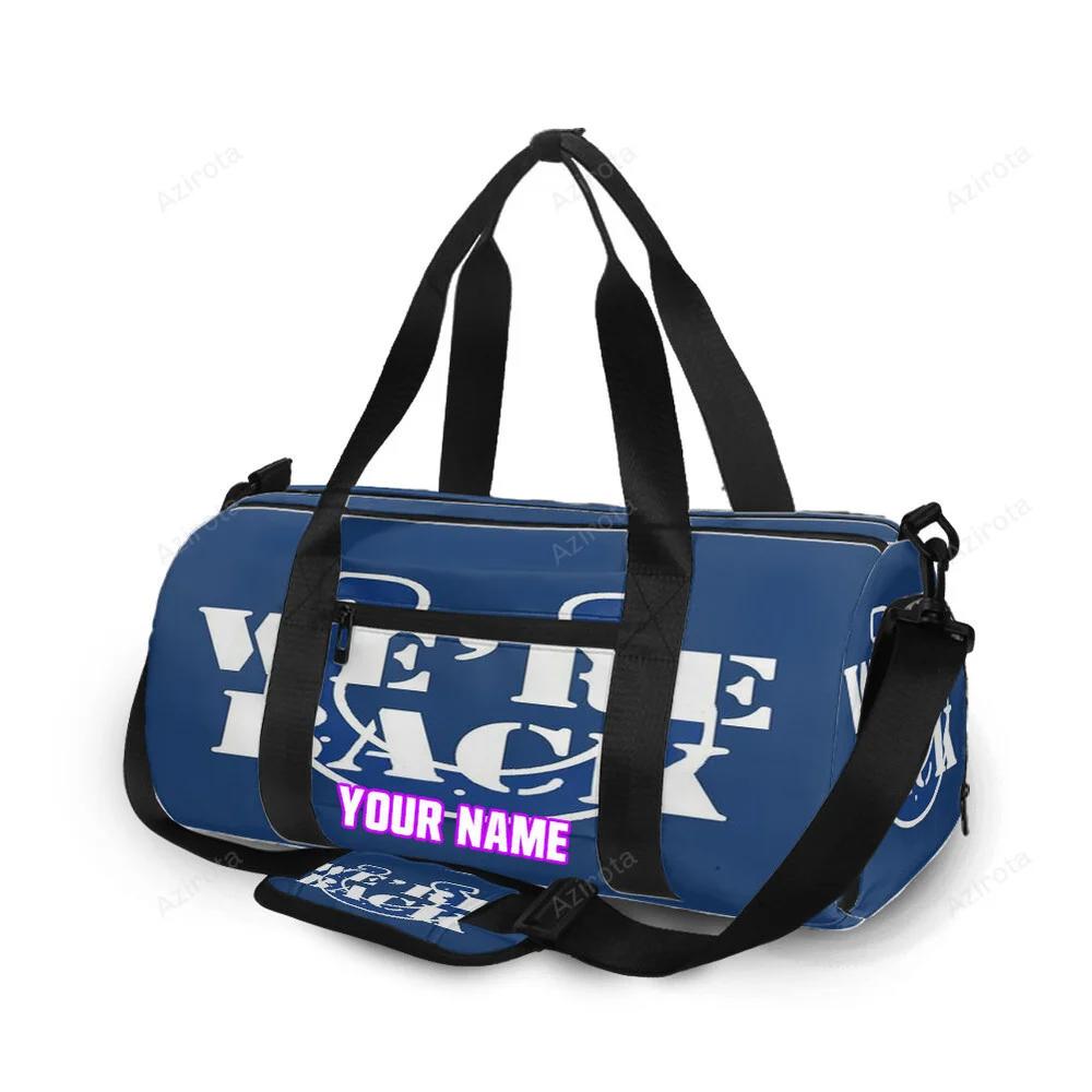 Indianapolis colts we are back personalized name travel bag gym bag 2156 Travel Bag