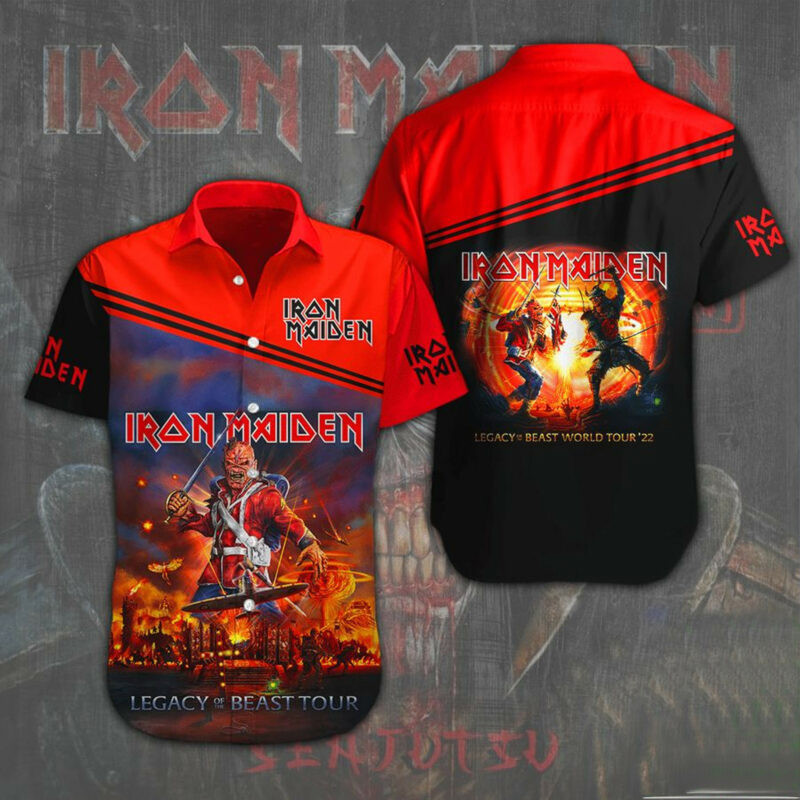 Iron maiden hawaiian shirt 225 Hawaii Shirt Shorts & Flip Flops