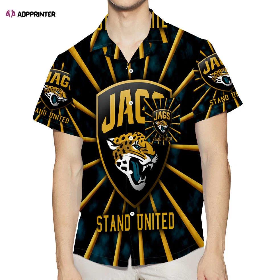 Jacksonville jaguars emblem v2 3d all over print summer beach hawaiian shirt with pocket Hawaii Shirt