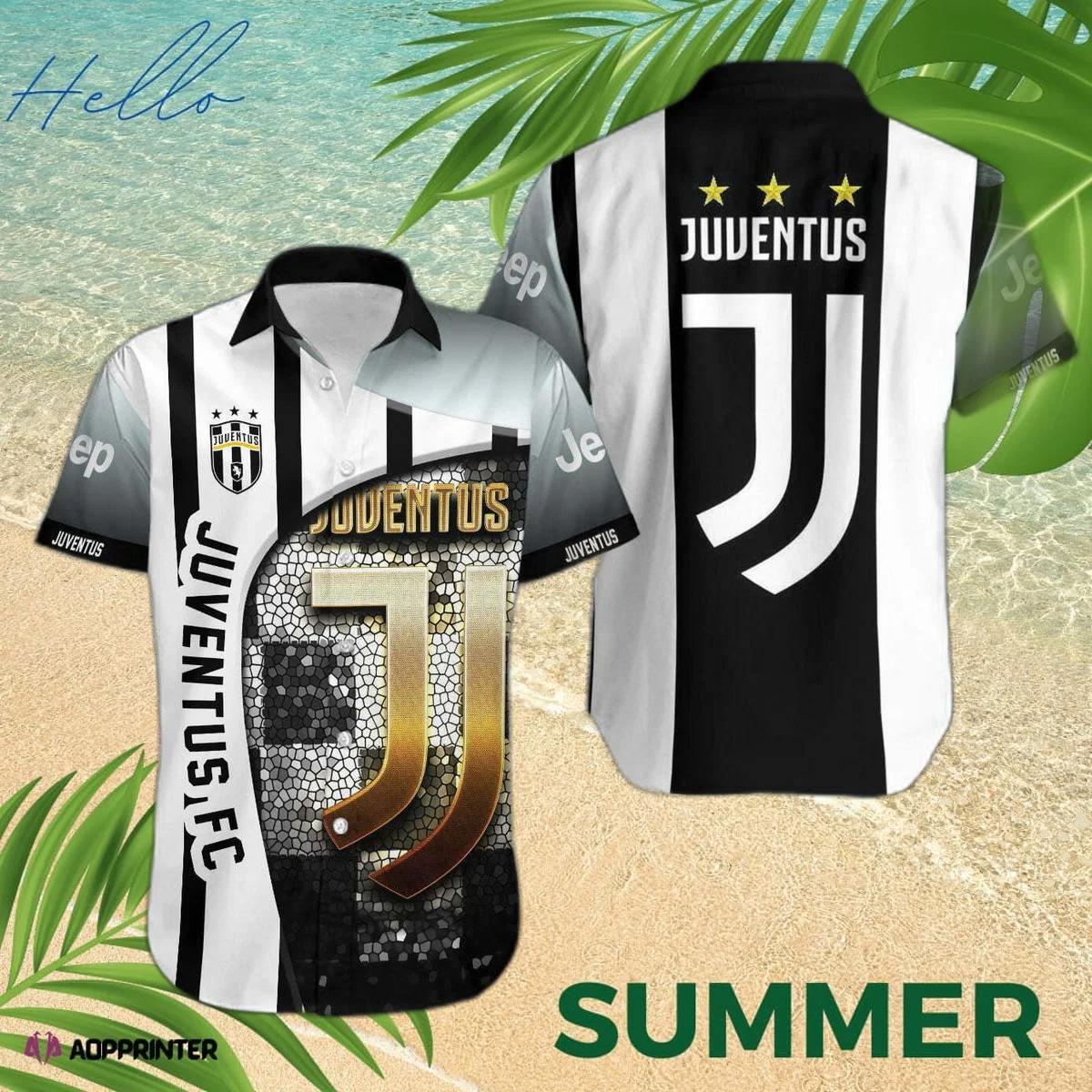 Juventus fc hawaiian shirt summer shirt Hawaii Shirt