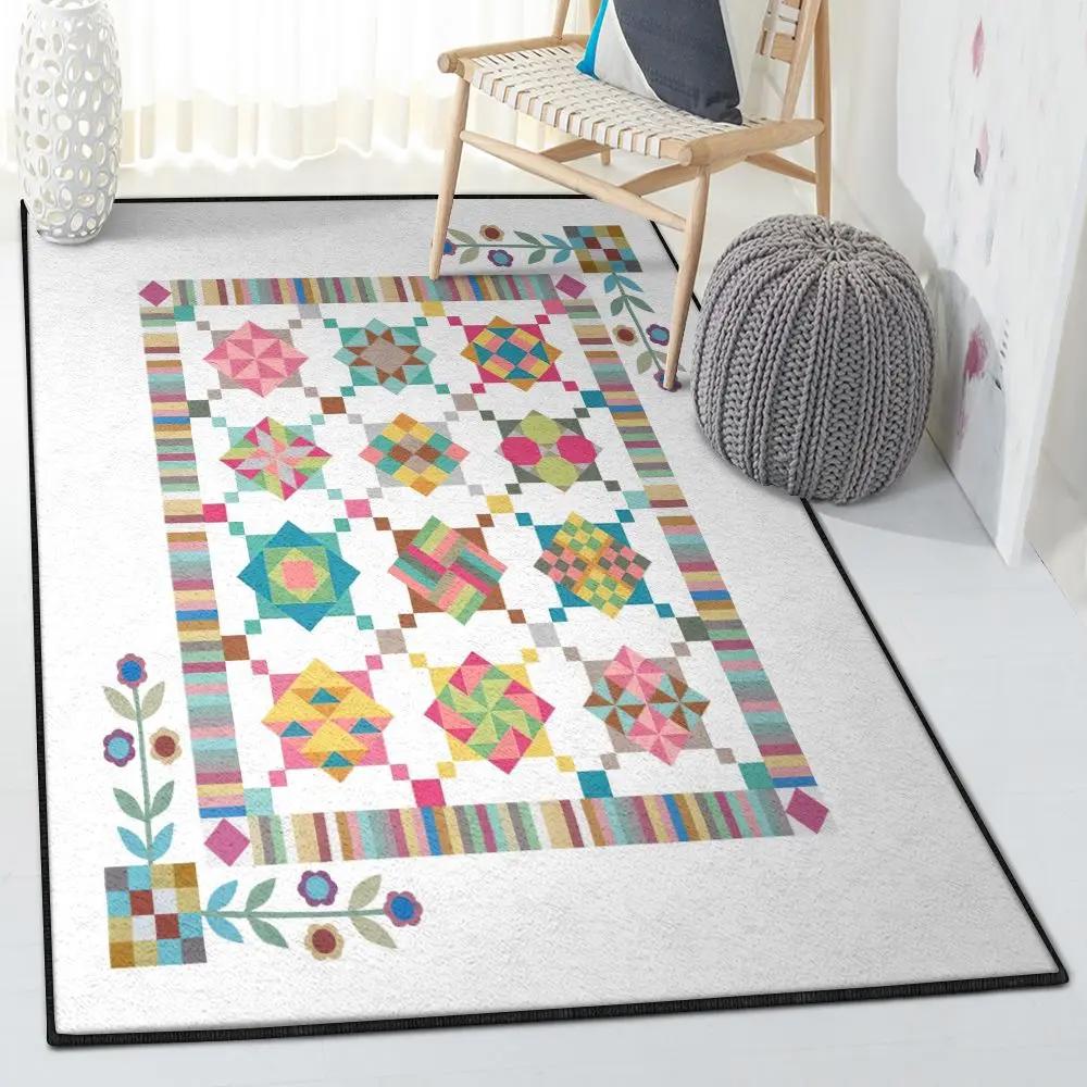 Lancaster county indoor outdoor carpet, amish with a twist rug Rectangle Rug