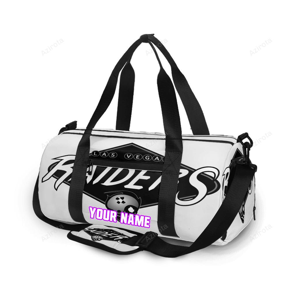 Las vegas raiders logo art1 personalized name travel bag gym bag 1937 Travel Bag