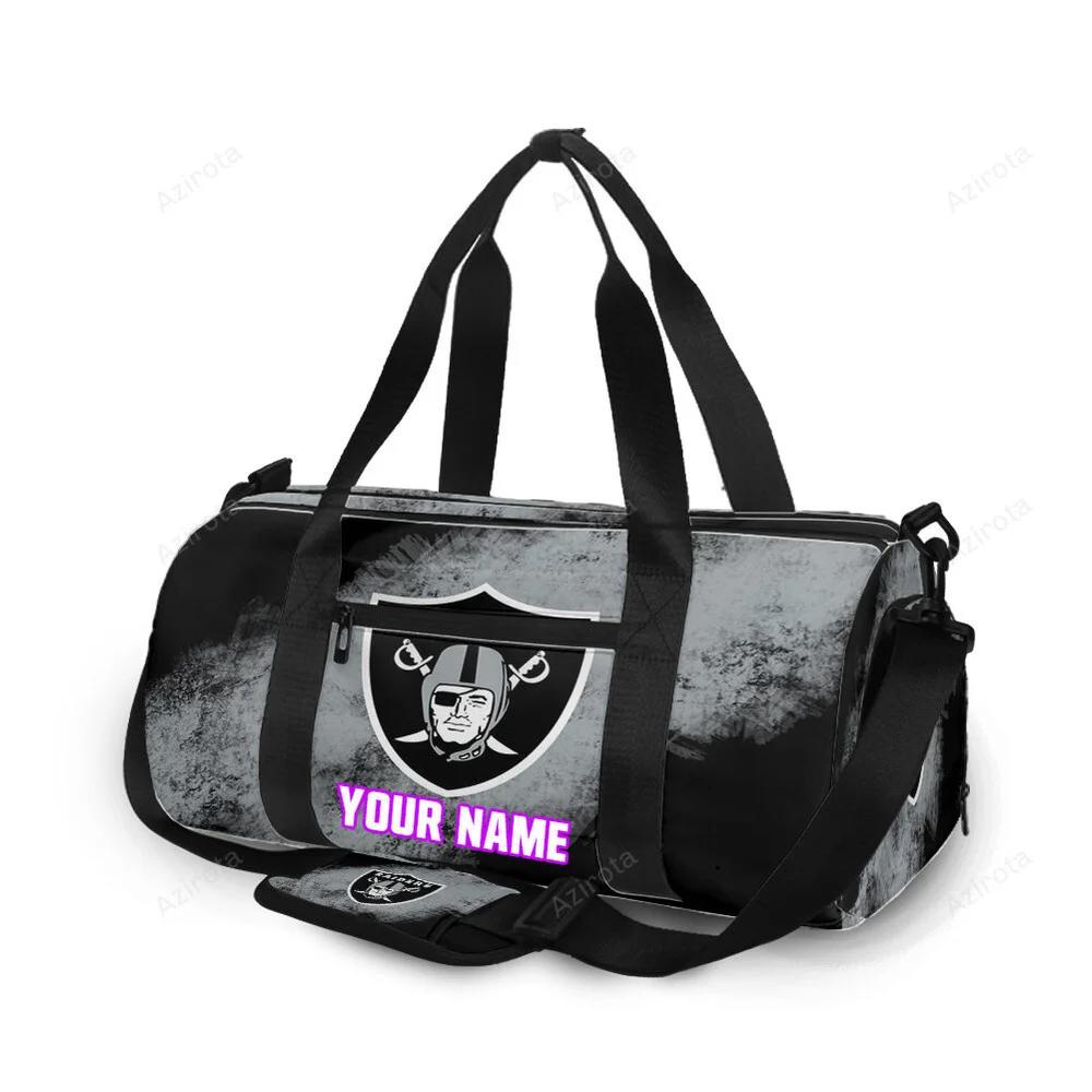 Las vegas raiders logo art26 personalized name travel bag gym bag 1963 Travel Bag