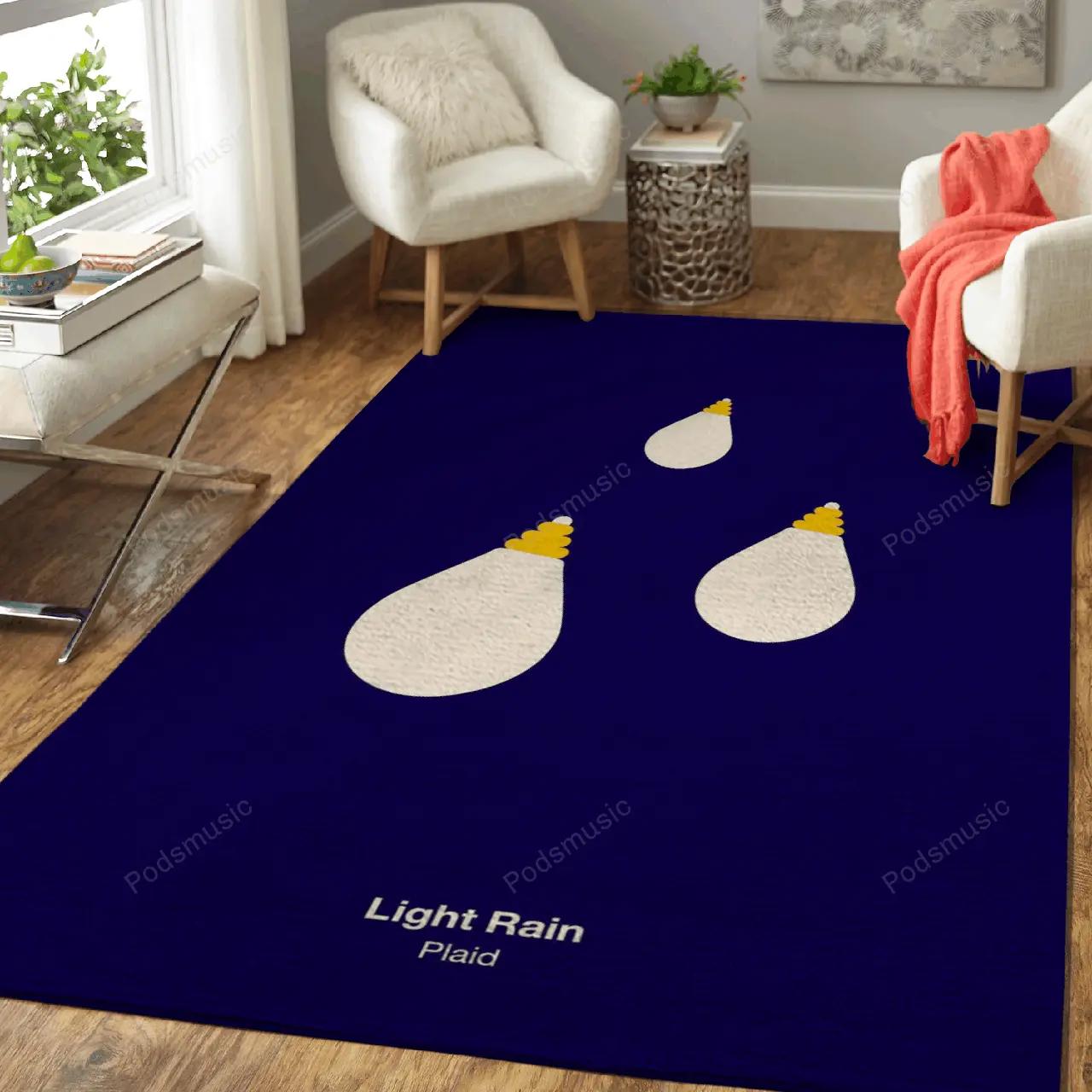 Light rain music art for fans area rug living room carpet rug regtangle carpet floor decor home decor Rectangle Rug