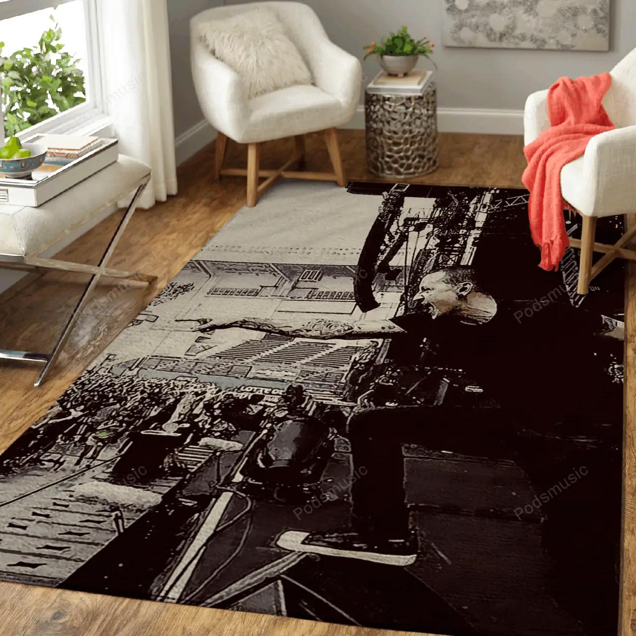 Linkinpark 30 music art for fans area rug living room carpet rug regtangle carpet floor decor home decor Rectangle Rug