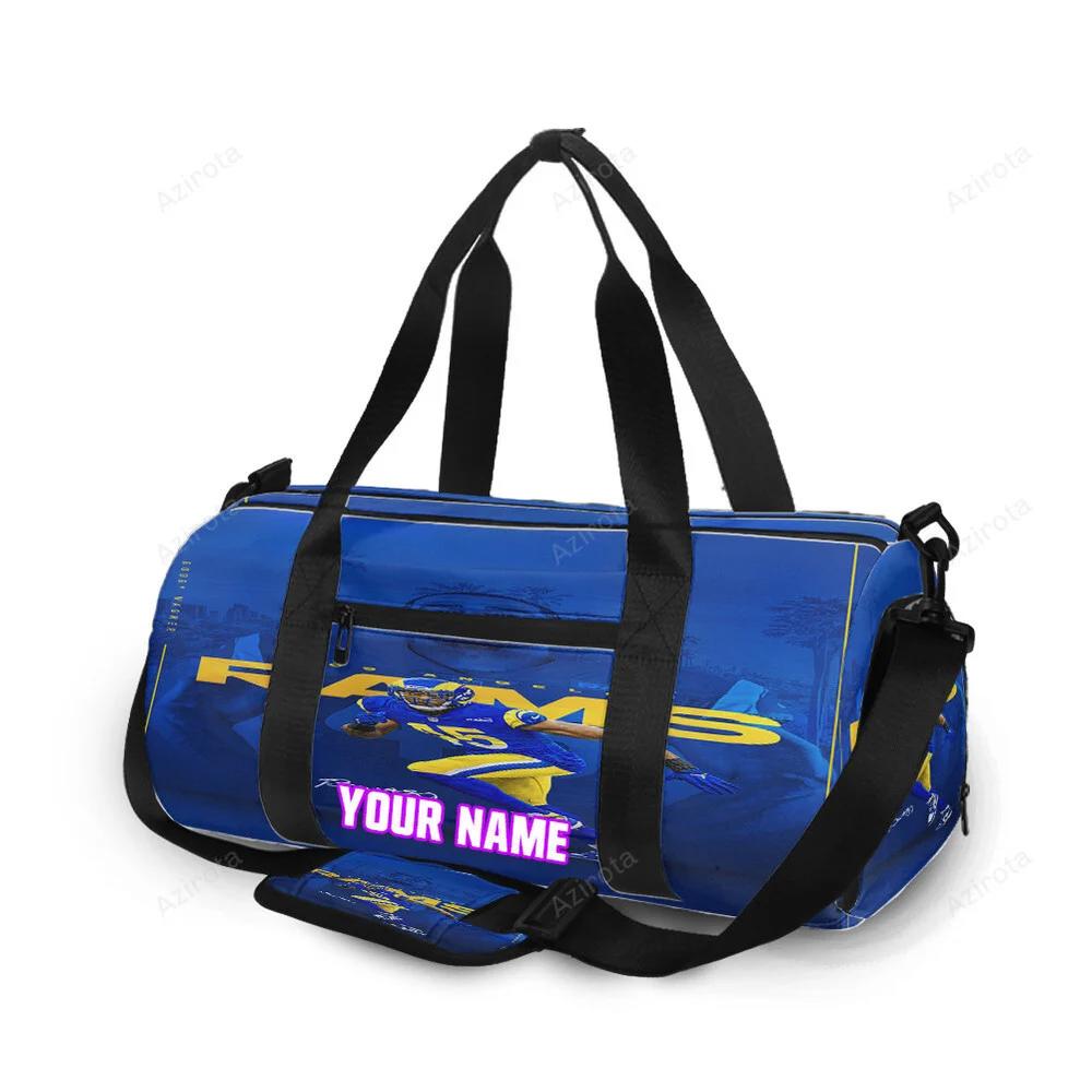 Los angeles rams bobby wagner1 personalized name travel bag gym bag 1673 Travel Bag