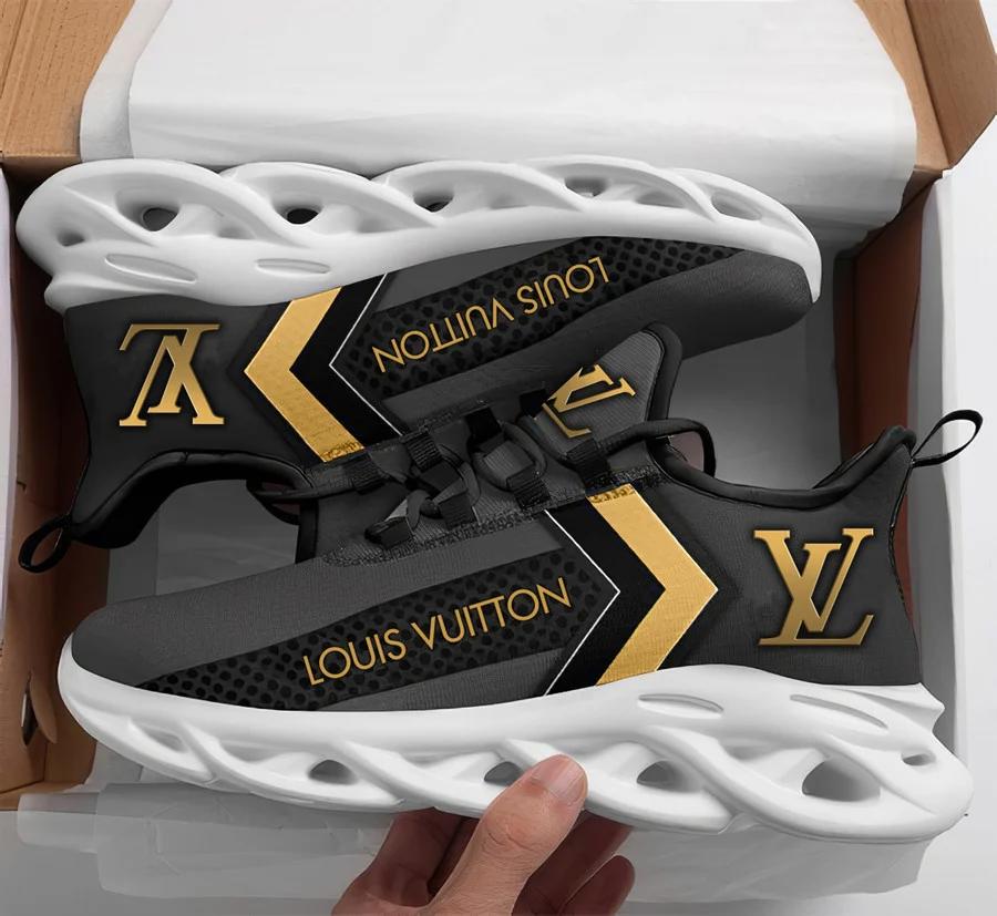 Louis vuitton black max soul shoes sneakers lv luxury hot for men women Max Soul Shoes