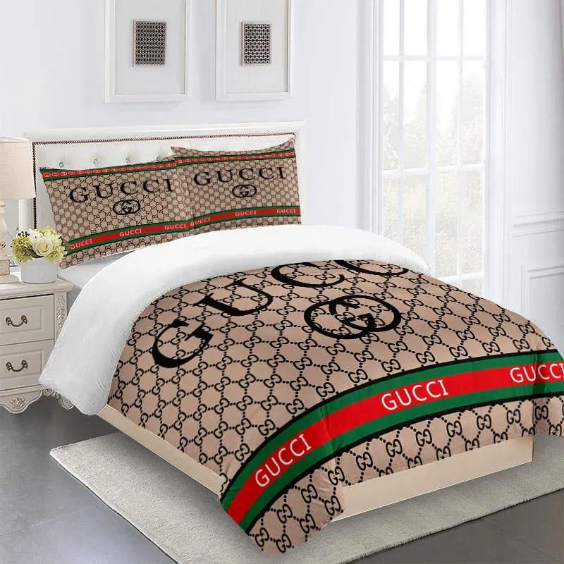 Louis vuitton fashion logo limited luxury brand bedding set  home decorations 26 Bedding Sets