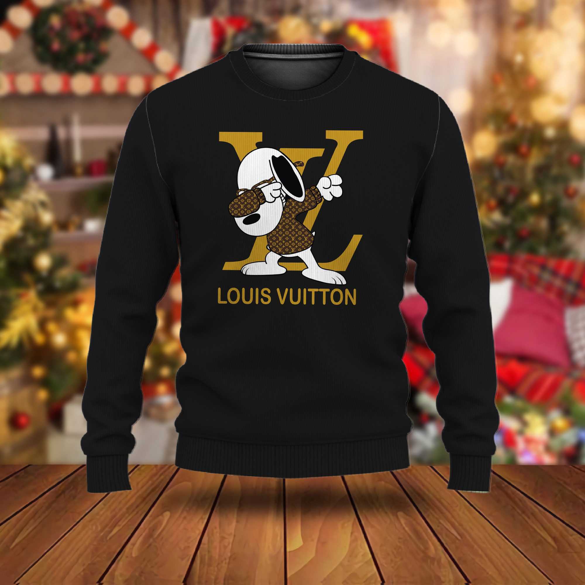 Louis vuitton snoopyluxury ugly christmas sweaterhot 2025 style 625 Christmas Ugly Sweater