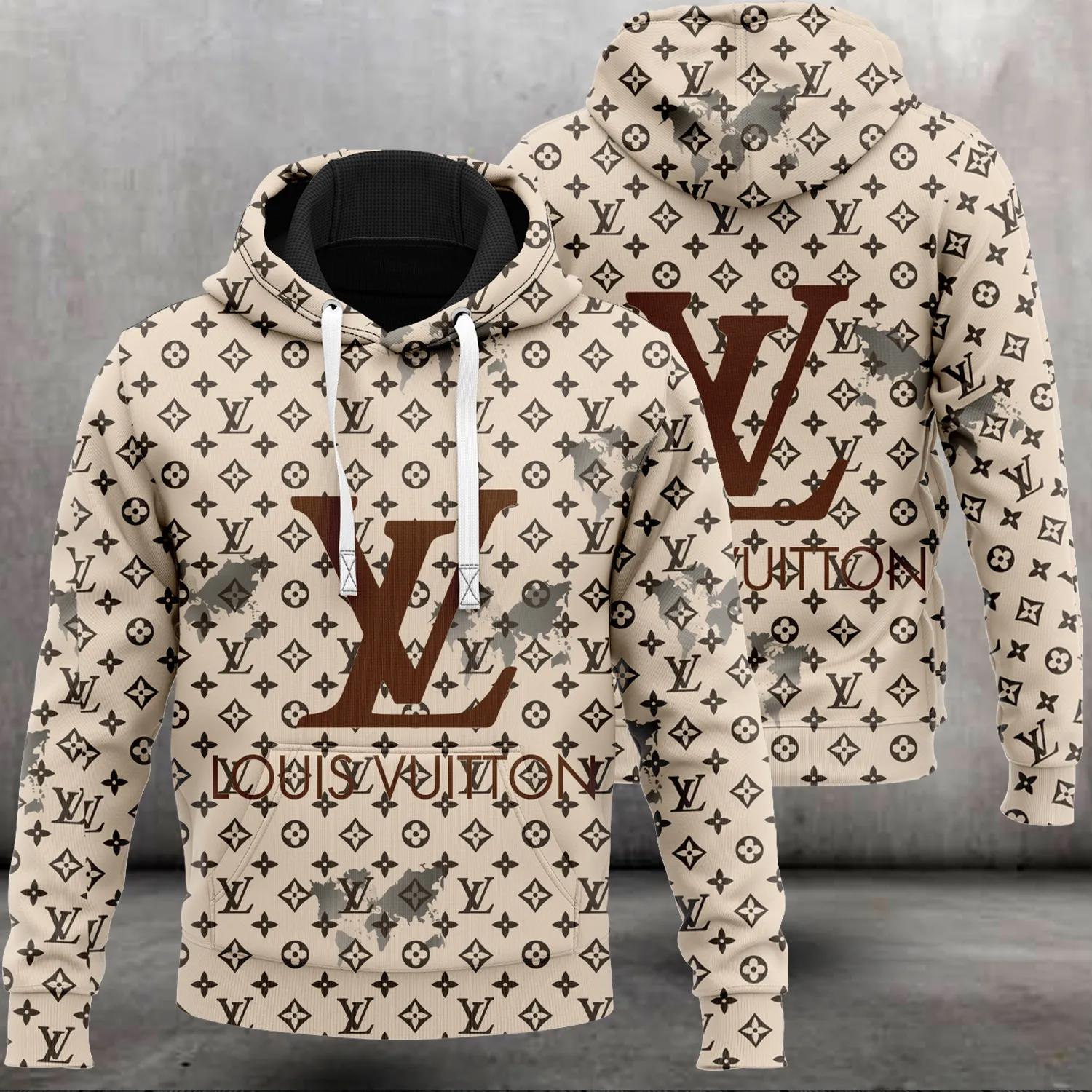 Louis vuitton wheat luxury unisex hoodie luxury brand outfit for men women Hoodie 3D