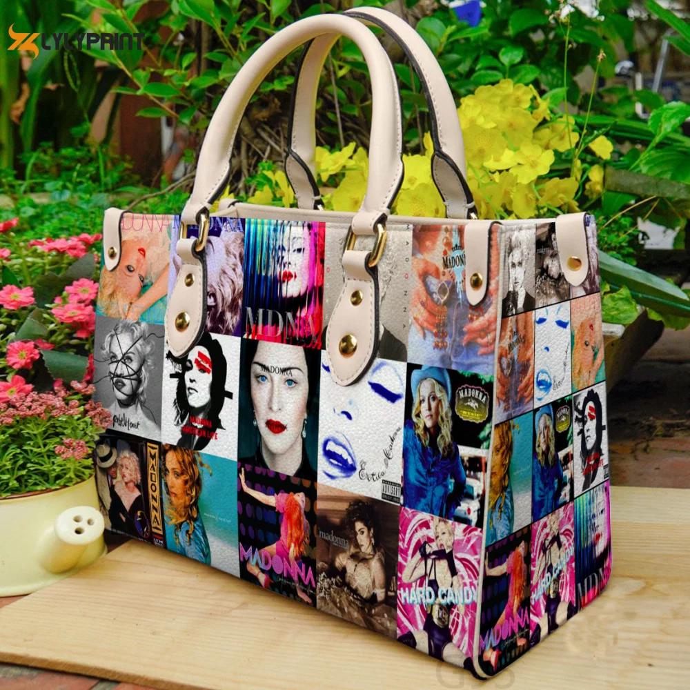 Madonna 1 leather handbag gift for women  gift 4181 Women Leather Hand Bag