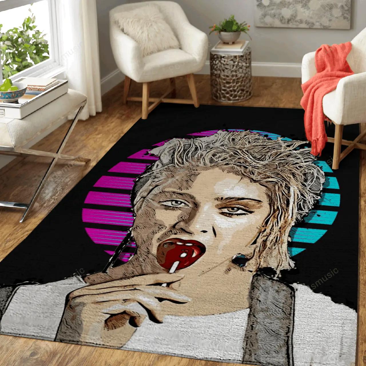 Madonna retro art music art for fans area rug living room carpet rug regtangle carpet floor decor home decor Rectangle Rug