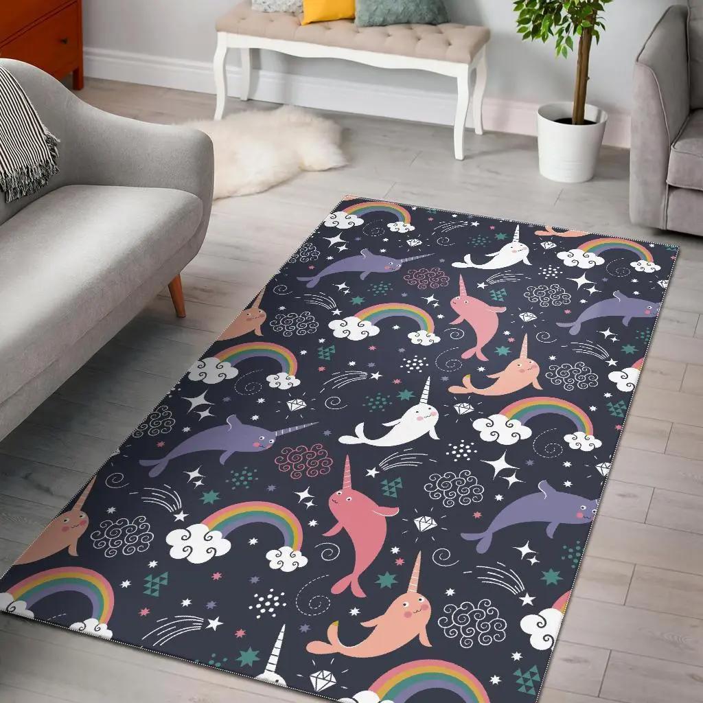 Mammoth pattern print area rug living room rug home decor Rectangle Rug