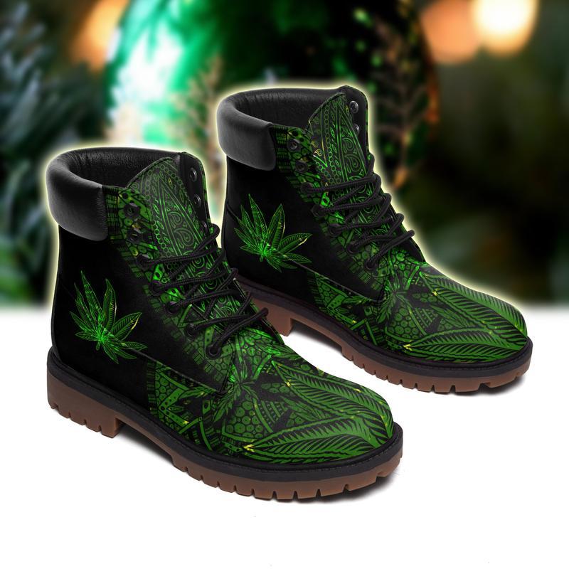 Marijuana leaf, smoking green for stoners, timberland boots hot 2023 Timboots Shoes