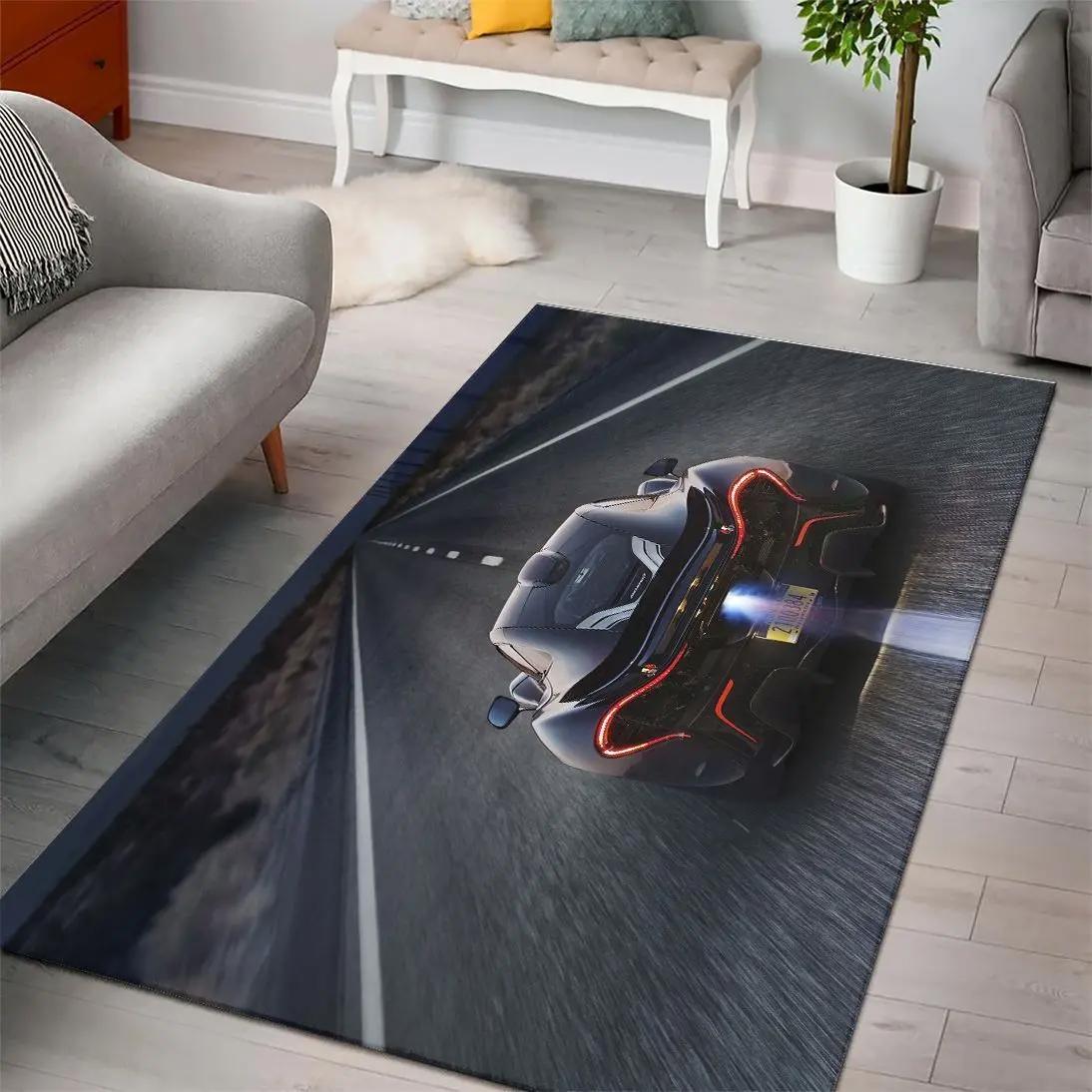 Mclaren super cars fn210207 area rug rug regtangle carpet floor decor home decor Rectangle Rug