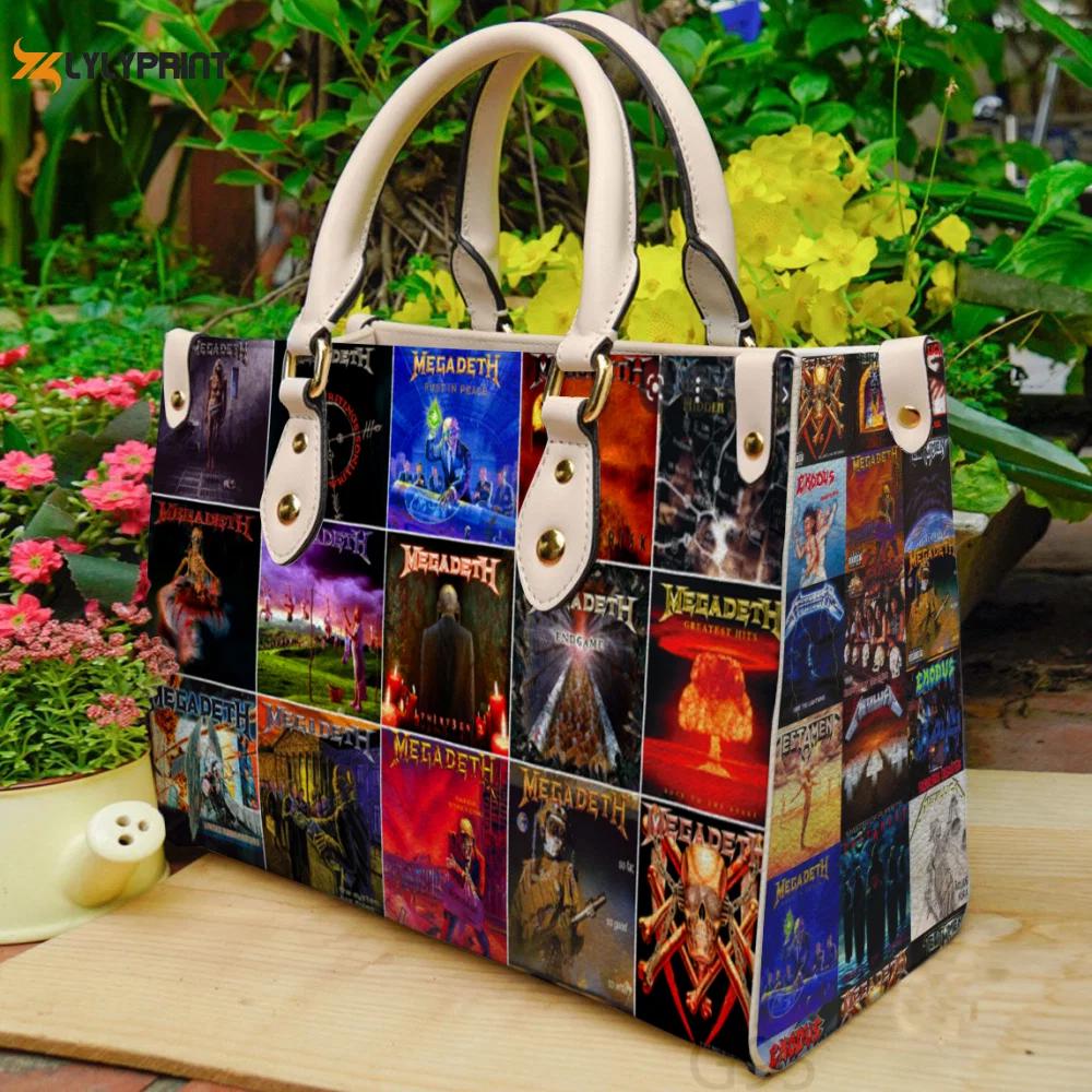 Megadeth 1 leather handbag for women gift 2420 Women Leather Hand Bag