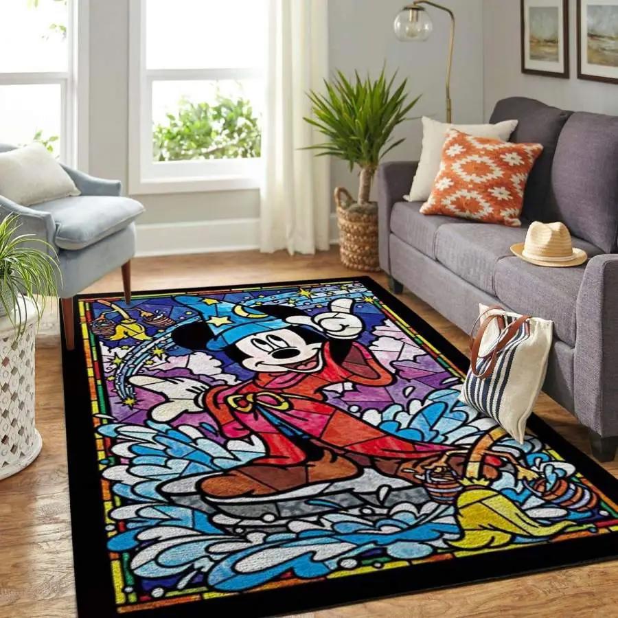 Mickey carpet floor area rug living room rug home decorhome decorbedroom living room decor Rectangle Rug