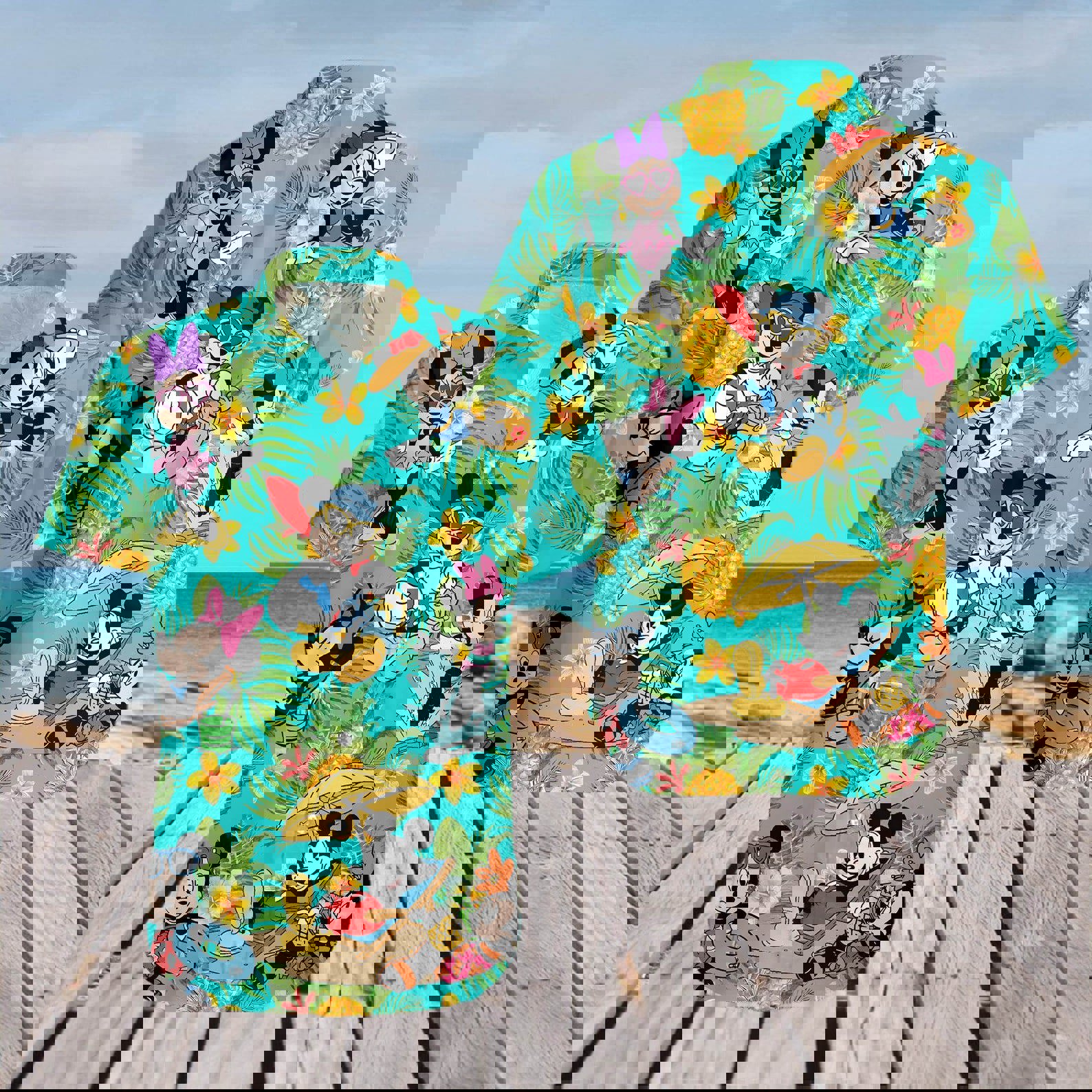 Mickey custom hawaii shirt  disney  hawaiian shirt custom Hawaii Shirt Shorts & Flip Flops