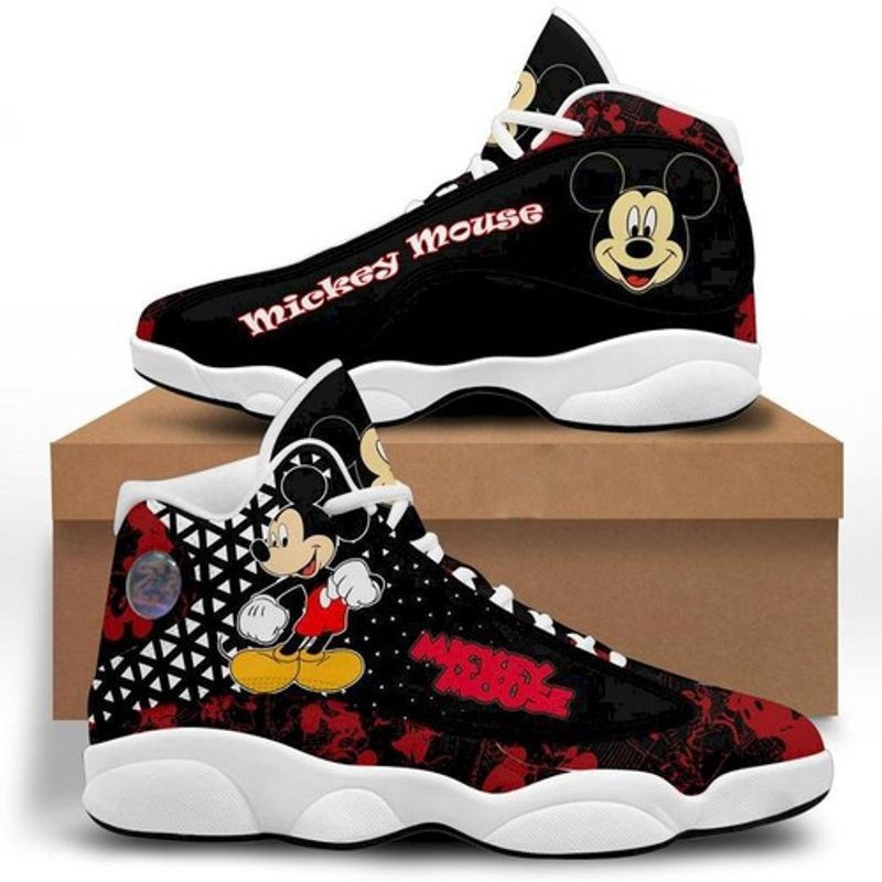 Mickey mouse disney 7 retro sneakers air jordan 13 shoes men and women size  us Air Jordan 13