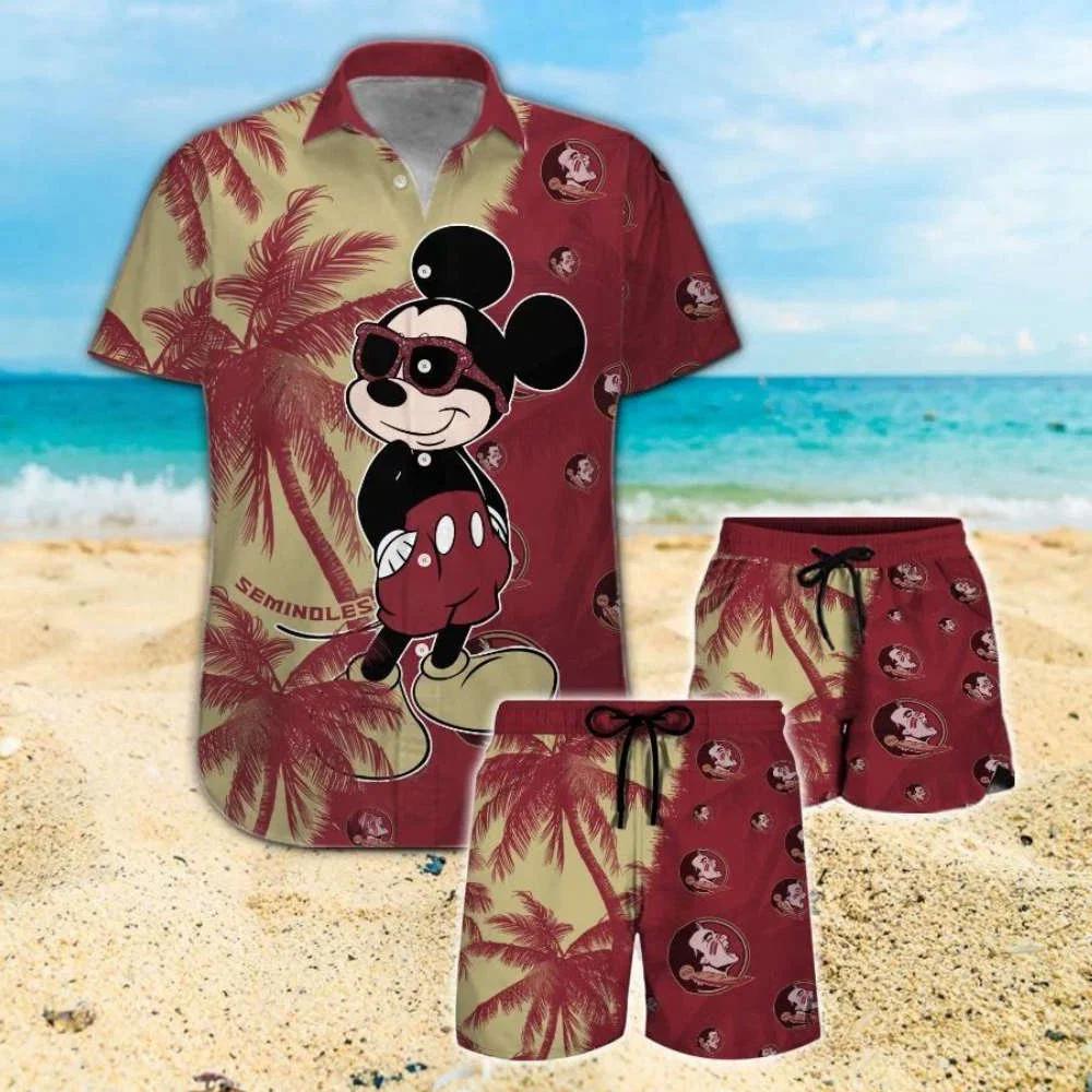 Mickey mouse florida state seminoles hawaiian shirt Hawaii Shirt