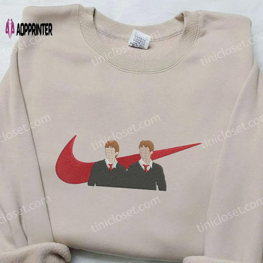 Minnesota twins x nike embroidered hoodie & mlb sport shirt nike inspired embroidered apparel Embroidered Shirt