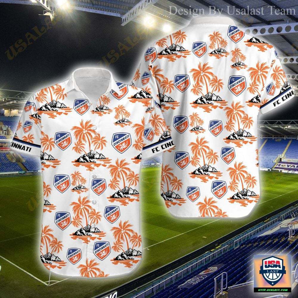 Mls fc cincinnati hawaiian shirt Hawaii Shirt Shorts & Flip Flops