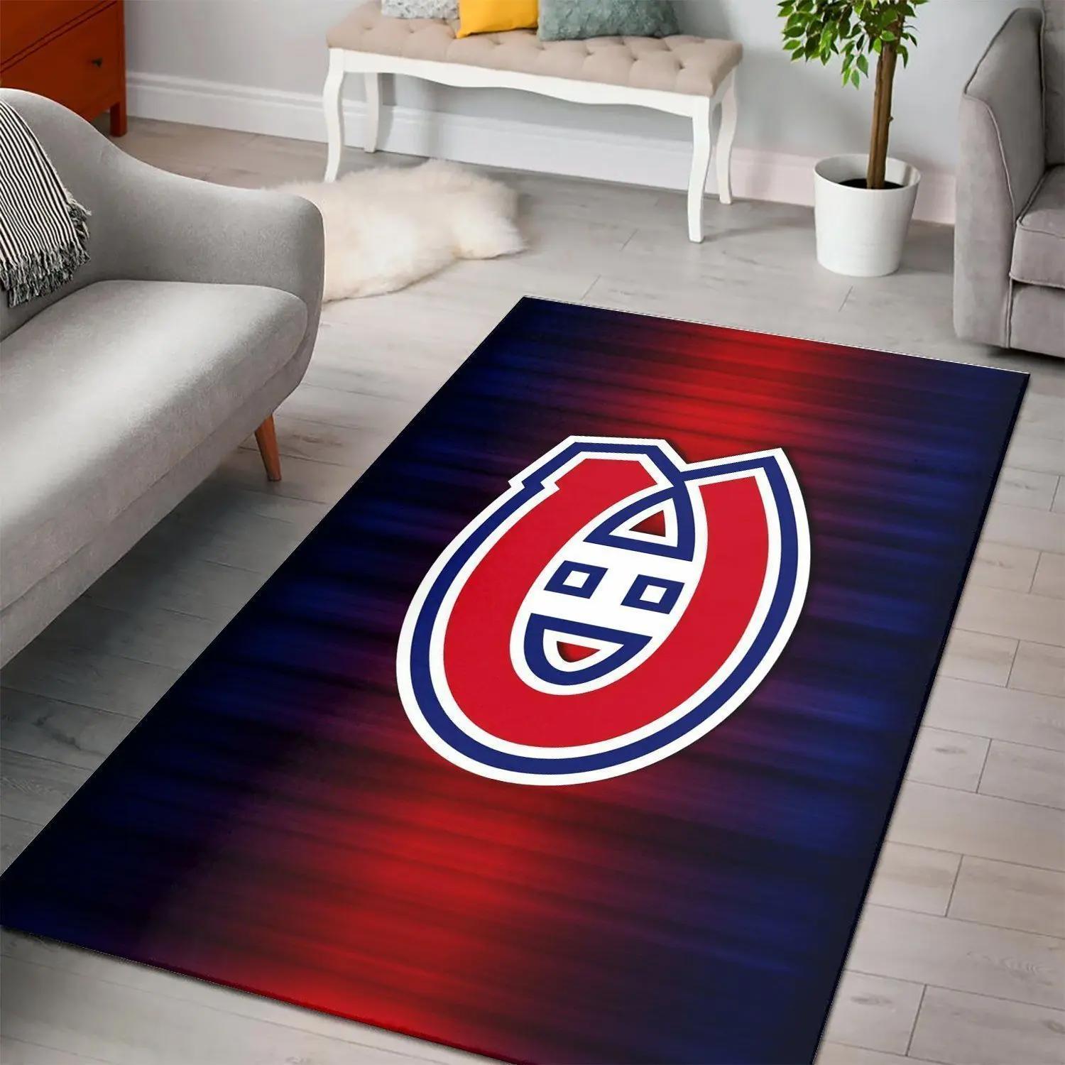 Montreal canadiens area rugs nhl hockey living room carpet team logo 2002202 Rectangle Rug