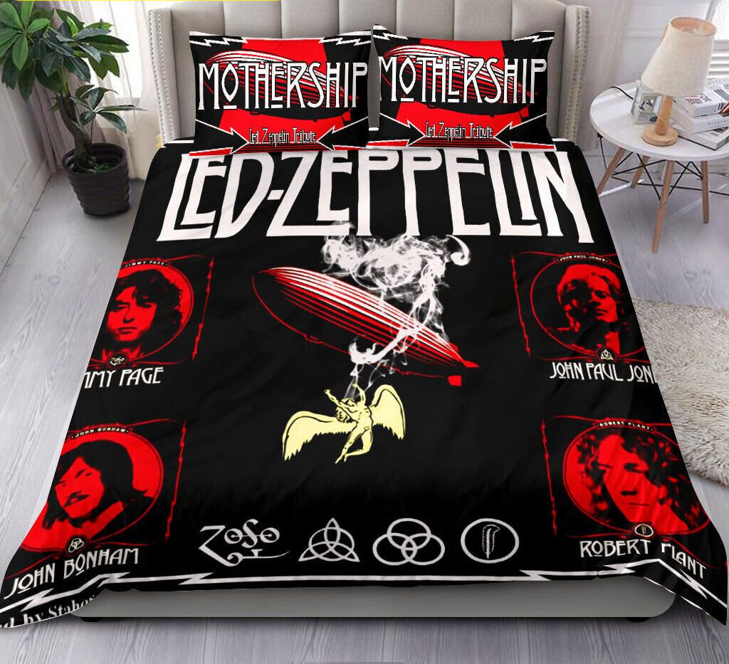Mother ship led zeppelin band bedding set Bedding Sets