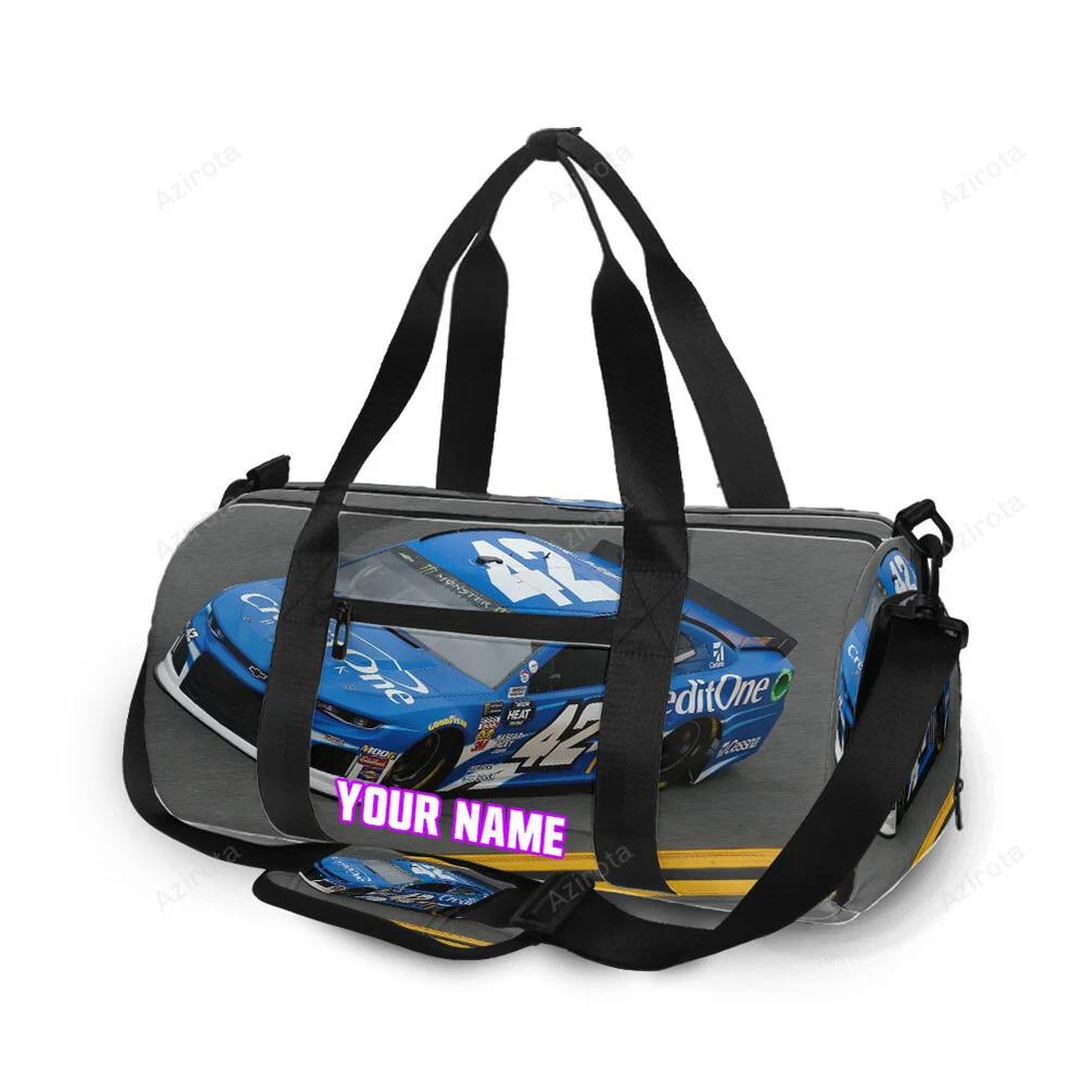 Nascar chip ganassi racing cars3 personalized name travel bag gym bag 1727 Travel Bag