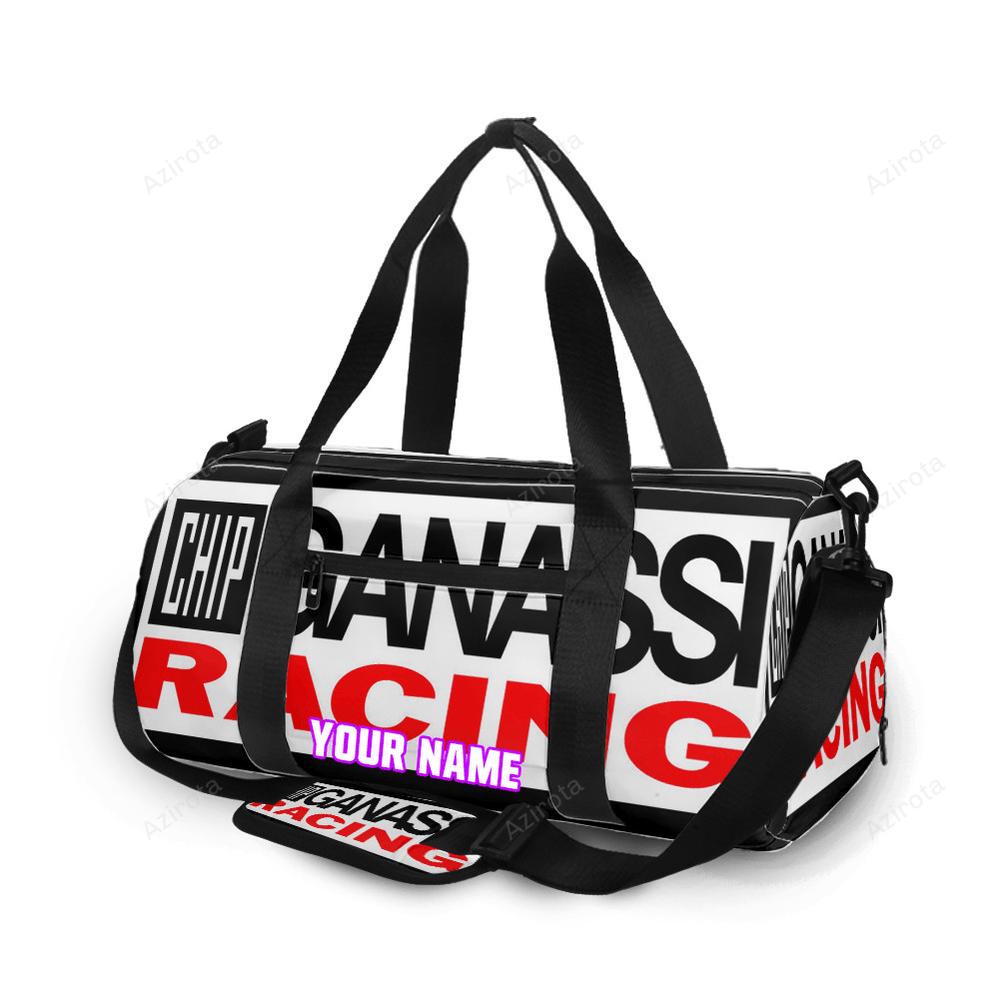 Nascar chip ganassi racing logo1 personalized name travel bag gym bag 198 Travel Bag